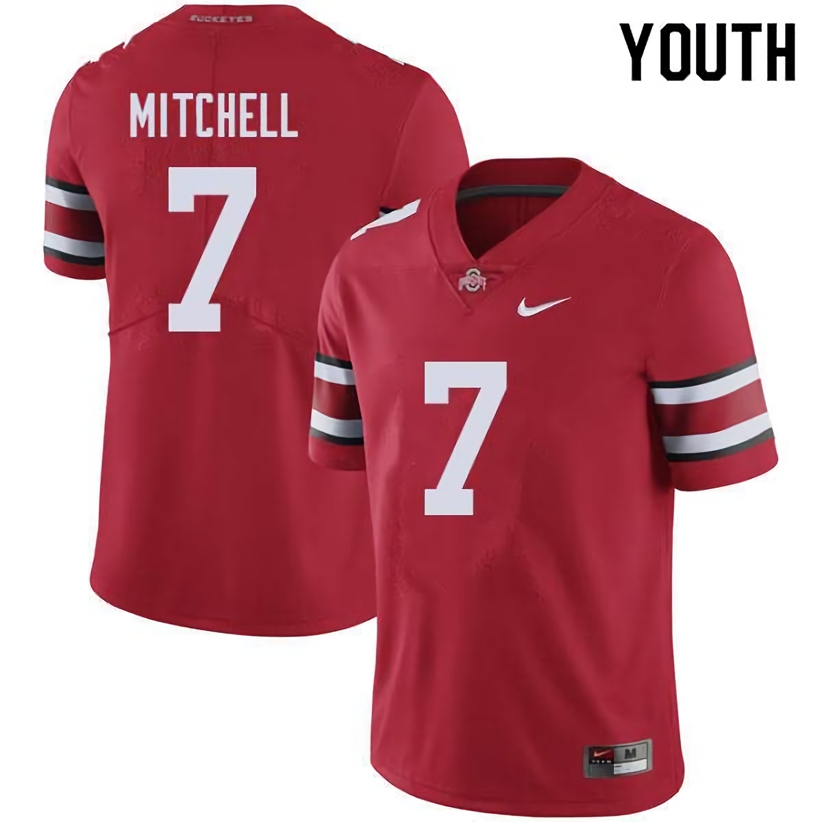 Teradja Mitchell Ohio State Buckeyes Youth NCAA #7 Nike Red College Stitched Football Jersey DUS8356HQ